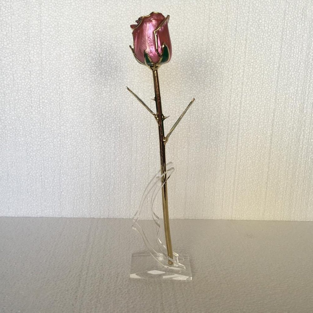 Eternal Love Rose Dipped in 24k Gold Foil V14